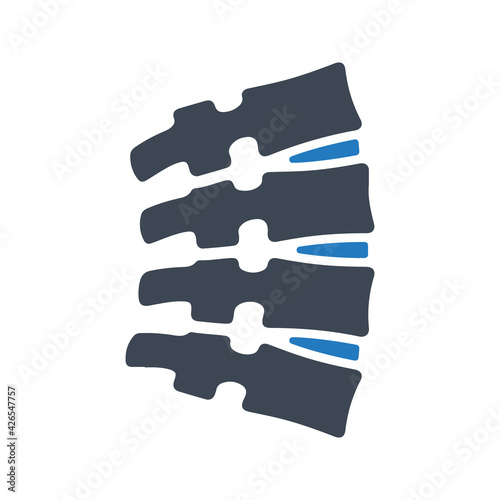 Chiropractic icon, vector & glyph