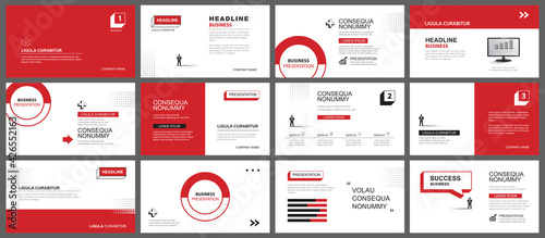 Presentation and slide layout background. Design red and black geometric template. Use for business keynote, presentation, slide, marketing, leaflet, advertising, template, modern style.