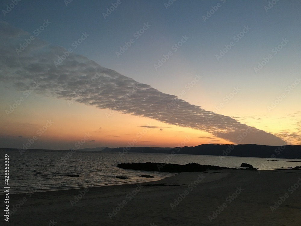 Fototapeta premium 夕暮れの海