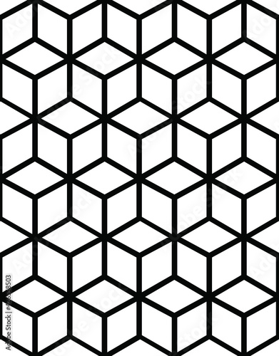 Colorful geometric pattern background design. Seamless Retro Abstract modern art decorative geometry