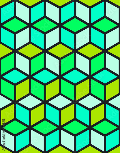 Colorful geometric pattern background design. Seamless Retro Abstract modern art decorative geometry