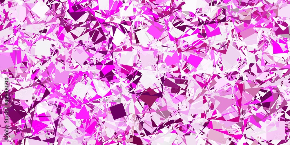 Light Pink vector texture with random triangles. Light Pink vector texture with random triangles.