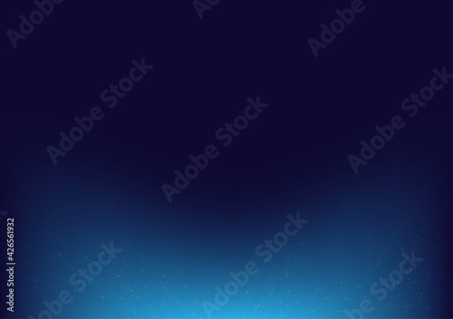 Abstract hi-tech background. Future technology digital network and circle shape innovation vector illustration. Copy space