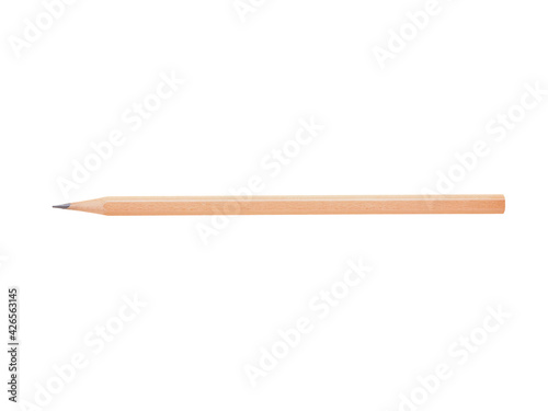 Pencil isolated on a white background with copy space for your text..