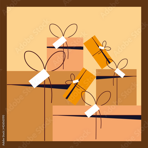 delivery cardboard boxes