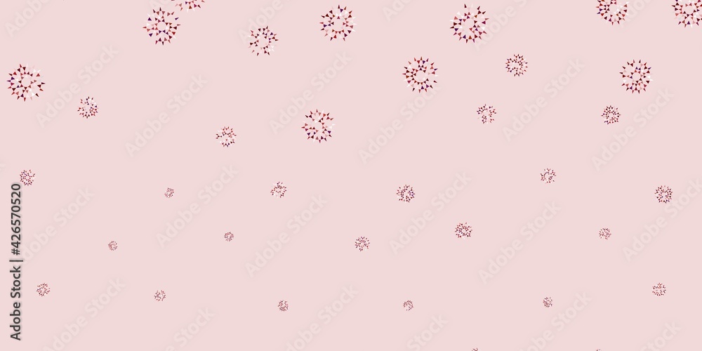 Light pink vector natural layout with flowers. Light pink vector natural layout with flowers.