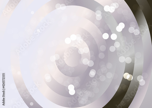 Brown and Grey Abstract Concentric Circles Background Illustration