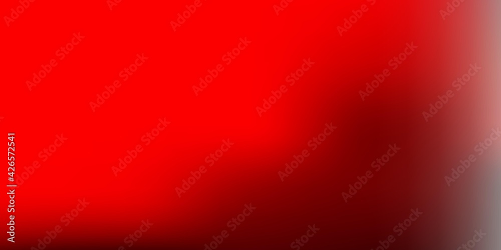 Dark red, yellow vector gradient blur template.