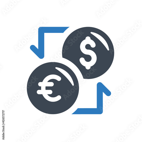 Money exchange icon