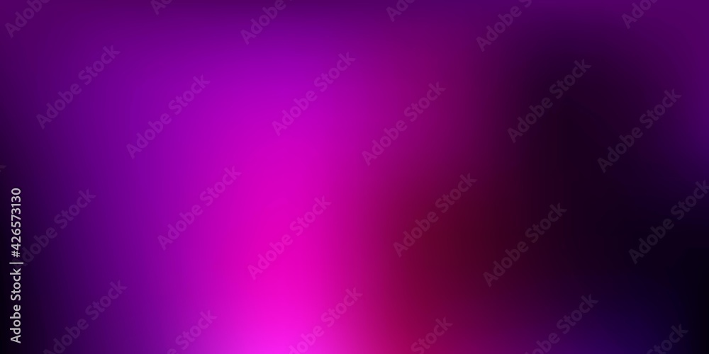 Dark Purple, Pink vector blurred background.