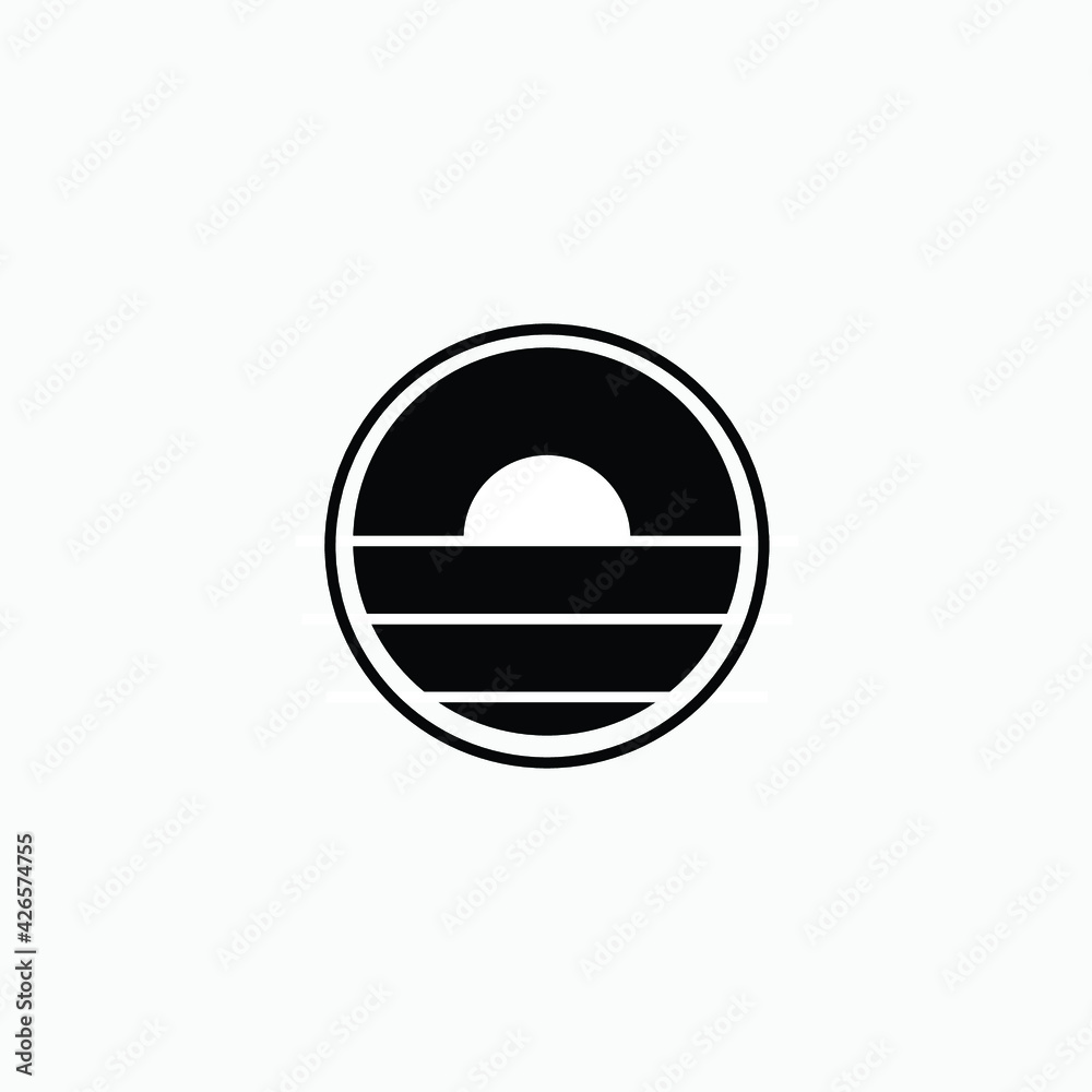 Dark sunset logo. Space moon star astronomy Planet eclipse abstract sun dark abstrak, vector, symbol, logo, icon, sign, Illustration Minimalist. Dark sunset logo. Space moon star astronomy Planet eclipse abstract sun dark abstrak, vector, symbol, logo, icon, sign, Illustration Minimalist.