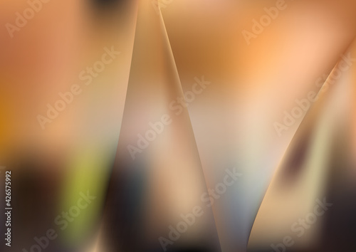 Abstract Brown and Green Graphic Background Vector photo