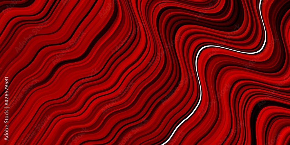 Light Red vector template with lines.