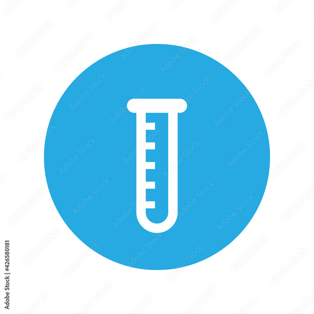 Chemical tube icon vector graphic illustration Chemical tube icon vector graphic illustration