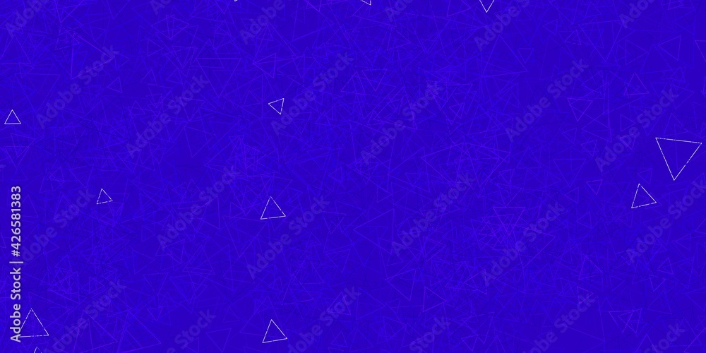 Dark Purple vector background with polygonal forms. Dark Purple vector background with polygonal forms.