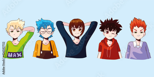 group manga boys