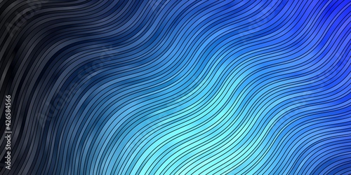 Dark BLUE vector texture with circular arc.