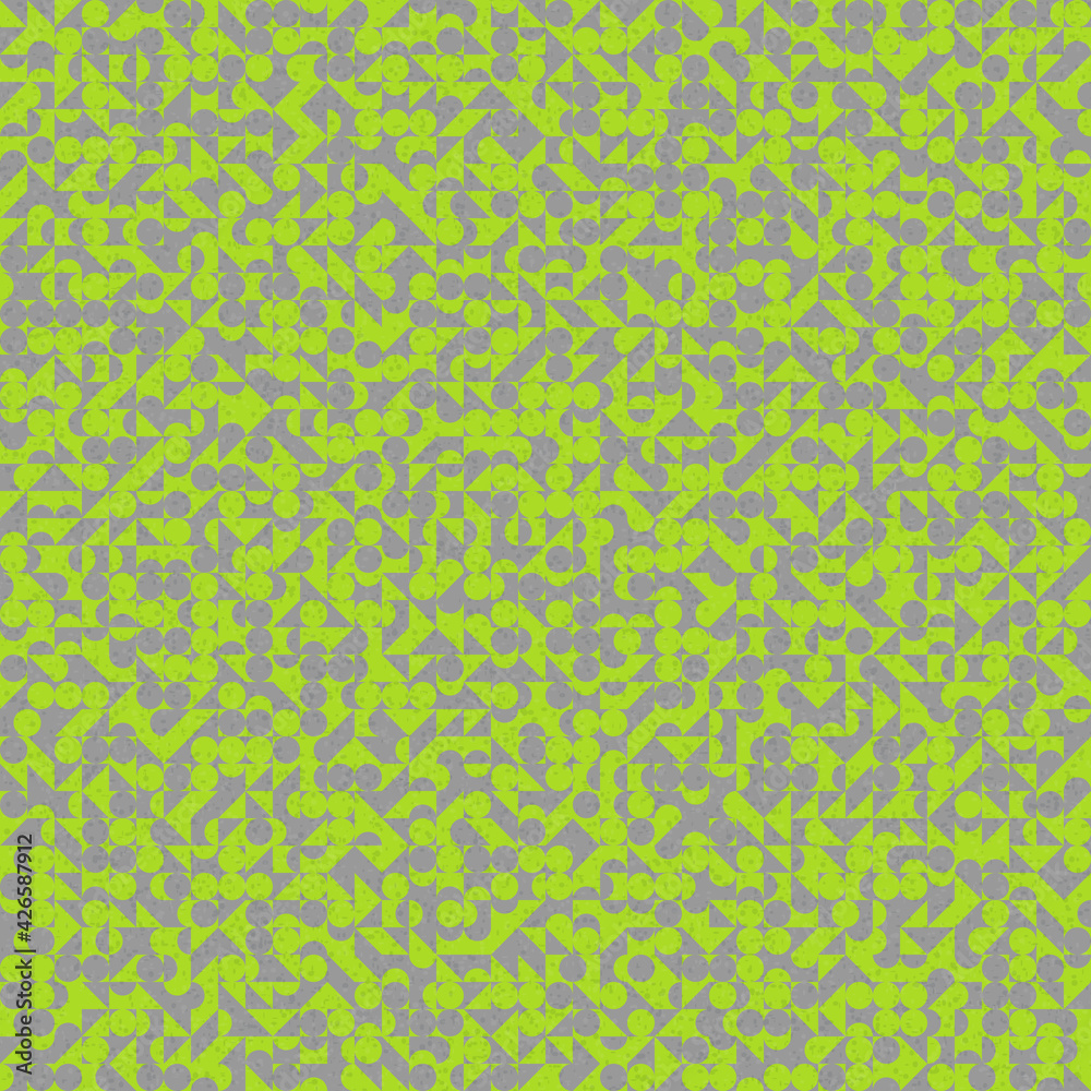 Fototapeta premium Abstract Geometric Pattern generative computational art illustration