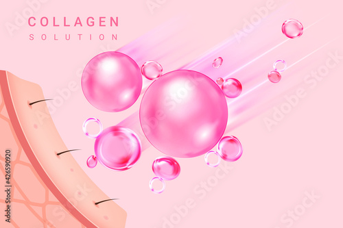 Cosmetics solution. supreme collagen  essence.