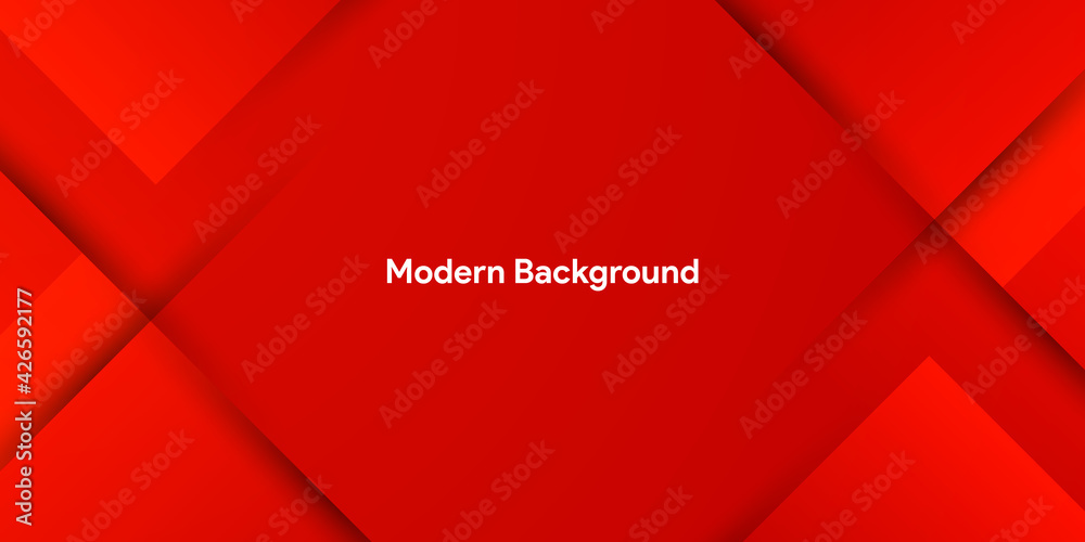 Obraz premium Geometric red background 