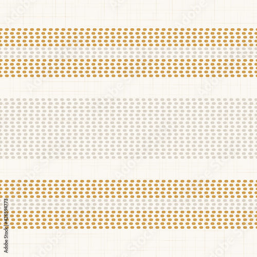 Vector seamless french farmhouse textile pattern. Linen kitchen fabric