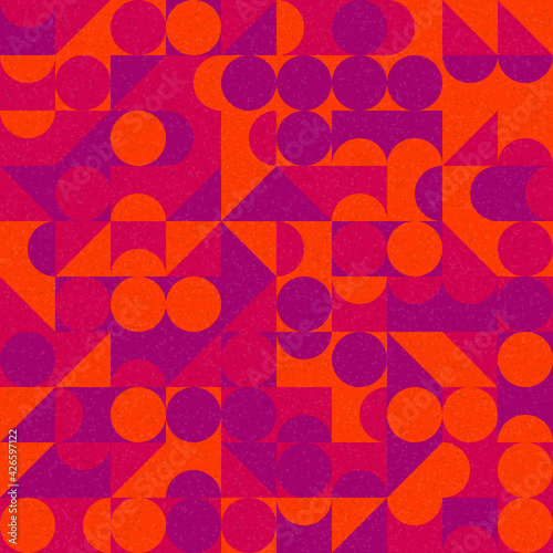 Abstract Geometric Pattern generative computational art illustration