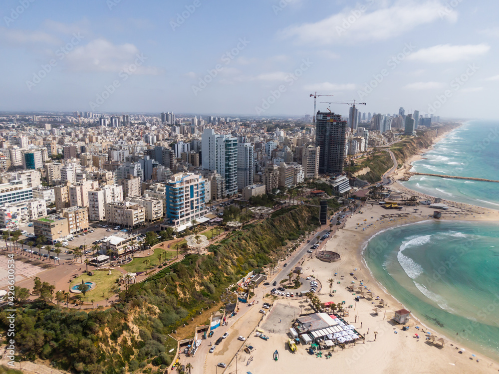 Netanya Israel - Looking at the world from a height