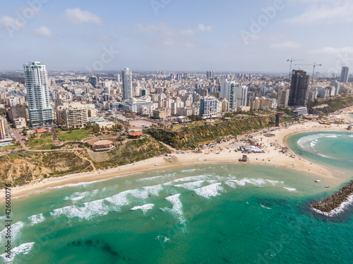 Netanya Israel - Looking at the world from a height