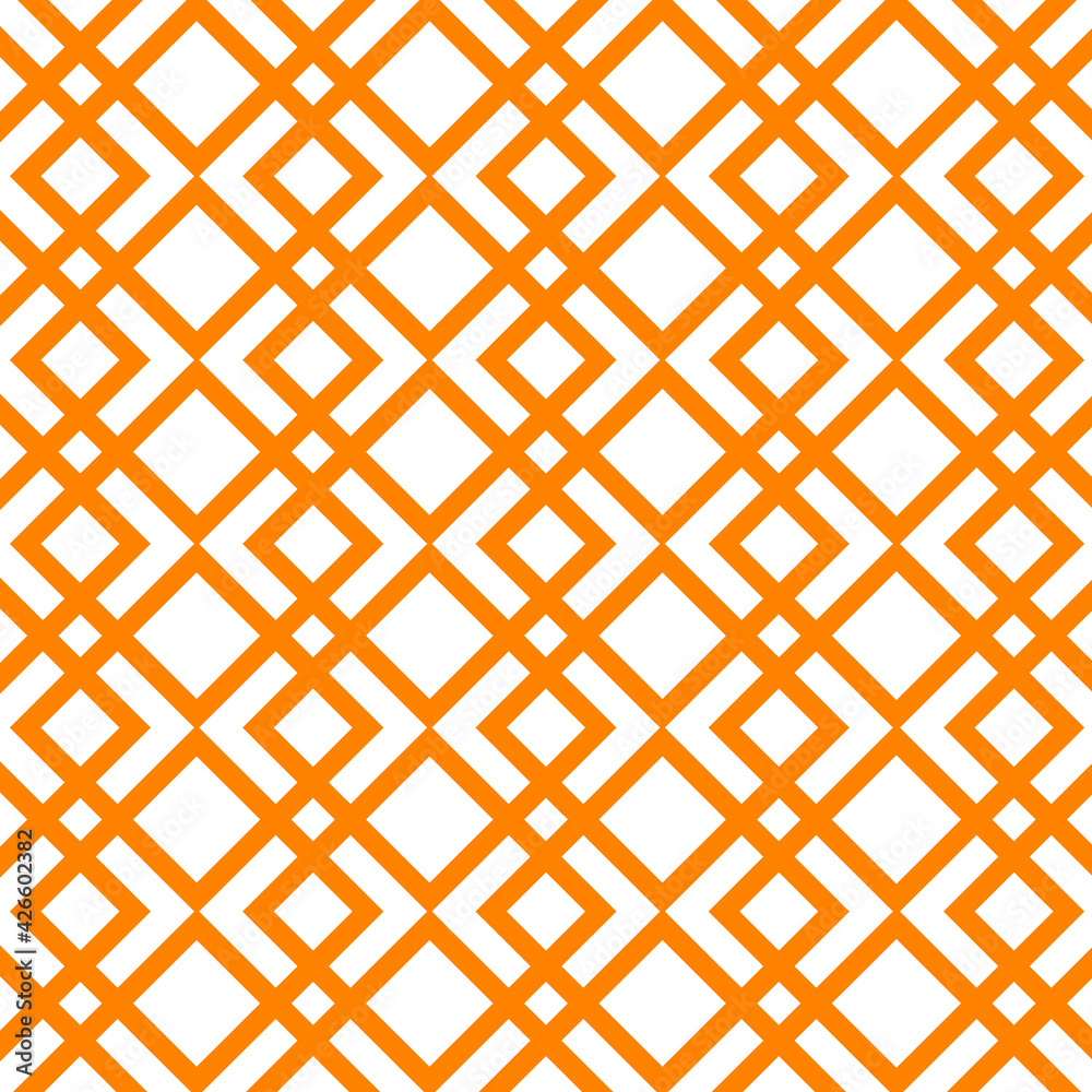 Fototapeta premium Abstract Pattern. Orange striped Background.