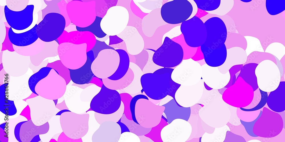 Light purple, pink vector template with abstract forms. Light purple, pink vector template with abstract forms.