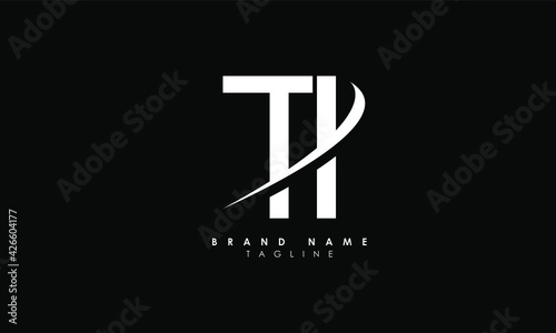 Alphabet letters Initials Monogram logo TI, IT, T and I
