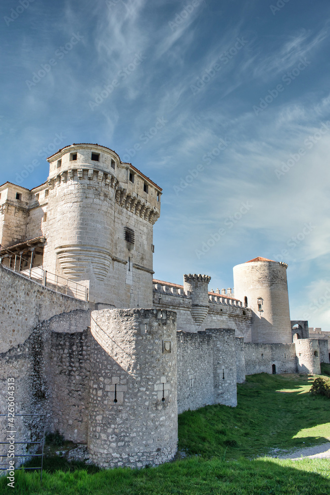 Castillo medieval y feudal de Cuellar, en la provincia de Segovia