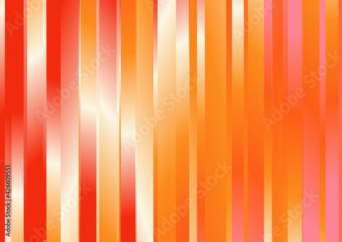 Orange Pink and Red Gradient Vertical Striped Background Illustrator