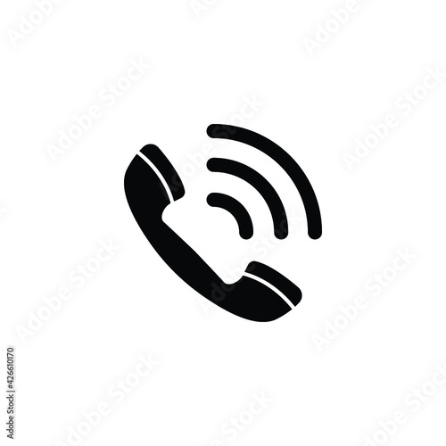 telephone logo  icon design template