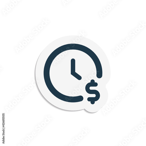 Time is Money - Sticker