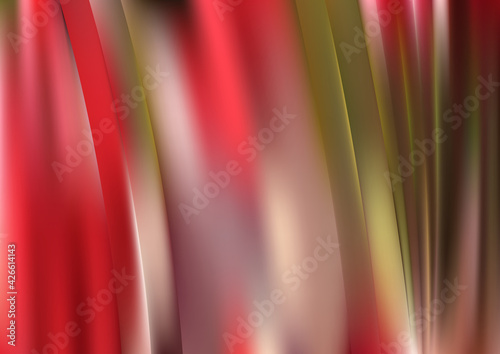 Abstract Red Brown and Green Shiny Vertical Lines Background