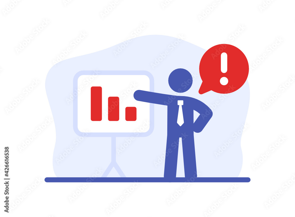 Business, crisis, fail, failed, failure, finance, negative icon vector. Business, crisis, fail, failed, failure, finance, negative icon vector.