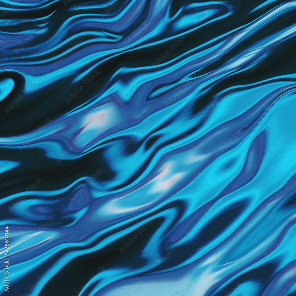 Iridescent vibrant liquid background texture. Fluid Colorful waves abstract render. Shiny acid with smooth folds like waves on a liquid surface. Iridescent vibrant liquid background texture. Fluid Colorful waves abstract render. Shiny acid with smooth folds like waves on a liquid surface.