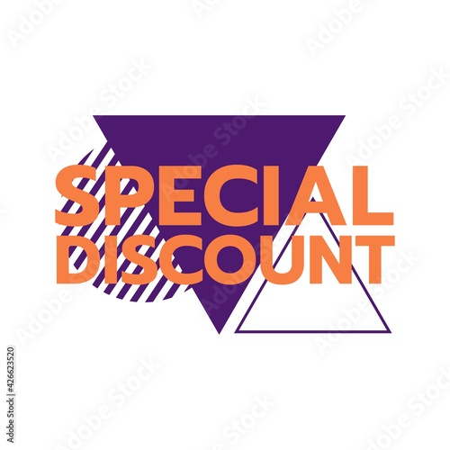 special Sale discount Deal Promotion price Tag sign shop retail business Vector illustration