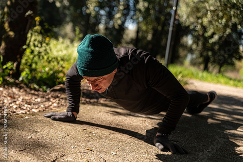 ragzzo does physical activity in the park