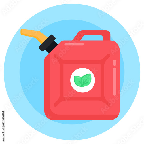 
Well designed eco fuel flat rounded icon is editable and easy to use 

