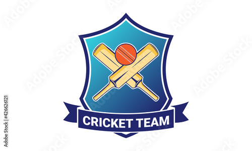 Cricket league logo. Creative cricket icon logo vector.	