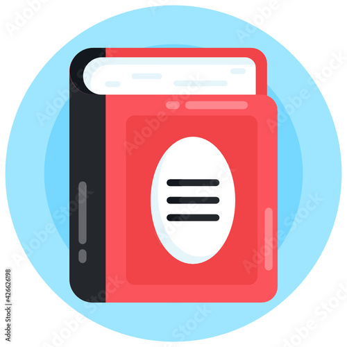
Download this amazing and premium flat rounded icon of holy book 

