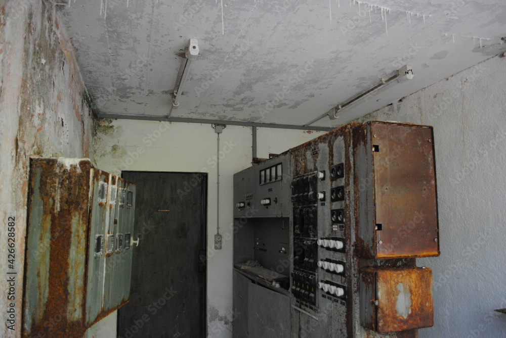 Salle des machines abandonnées Salle des machines abandonnées