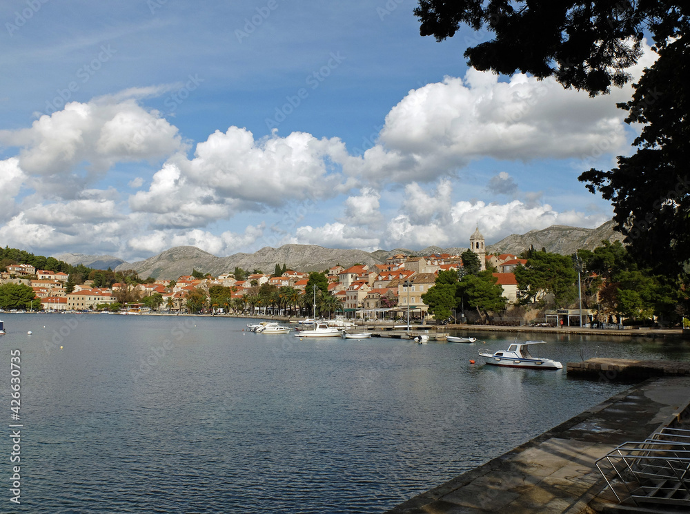 Cavtat old town and seaview - Croatia