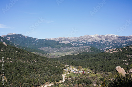 Image of the natural park called Sierra de Guadarrama, in Madrid Spain