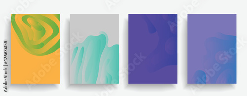 Liquid color background design. Futuristic design posters