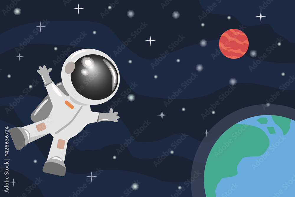 astronaut in space astronaut in space