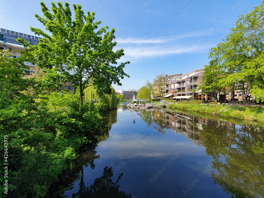 river in the city