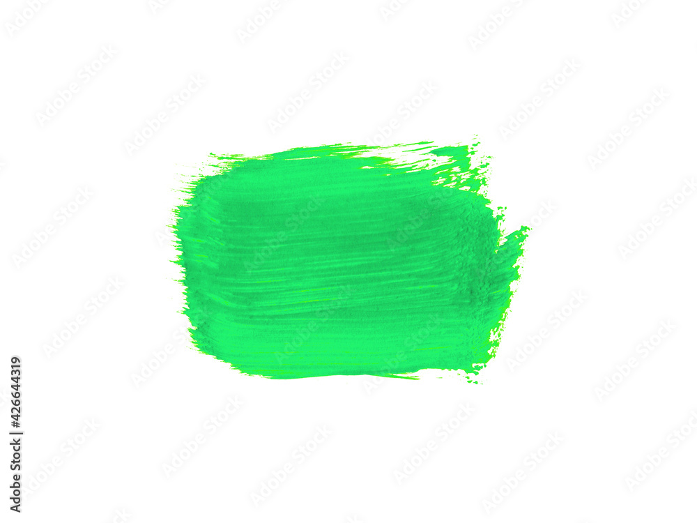 Grüne Pinselfarbe als Hintergrund Dekoration